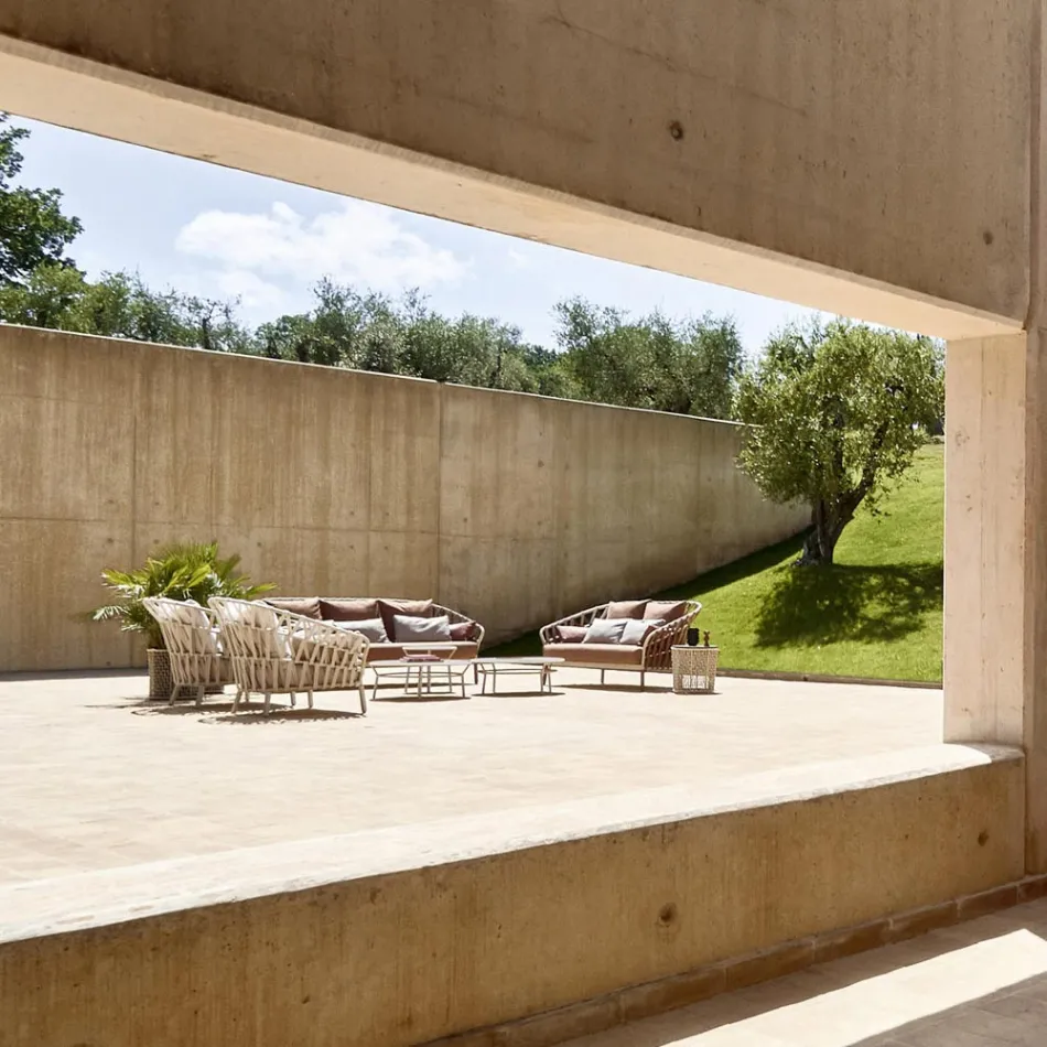 Kolltuku Kopshti Alumini Prodhuar në Itali - Emmacross nga Varaschin Viadurini