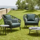 Kolltuku Kopshti Alumini Prodhuar në Itali - Emmacross nga Varaschin Viadurini