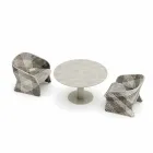 Kolltuk kopshtesh me fije sintetike të gërshetuara me ngjyra - Maat nga Varaschin Viadurini