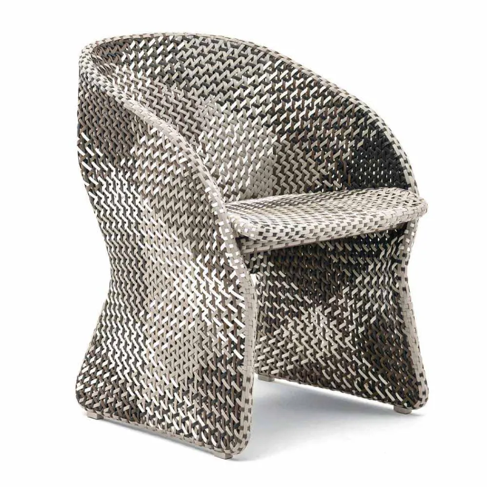 Kolltuk kopshtesh me fije sintetike të gërshetuara me ngjyra - Maat nga Varaschin Viadurini