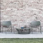 Kolltuku Kopshti në Metal të lyer Prodhuar në Itali 2 Copë - Synergy Viadurini