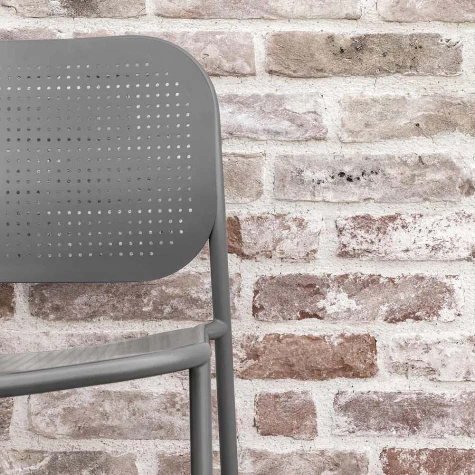 Kolltuku Kopshti në Metal të lyer Prodhuar në Itali 2 Copë - Synergy Viadurini