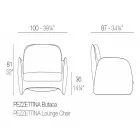 Kolltuk kopsht polietileni Pezzettina nga Vondom, dizajn Viadurini