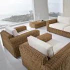 Kolltuku i Kopshtit në Polyrattan të endura me dorë - Yoko Viadurini