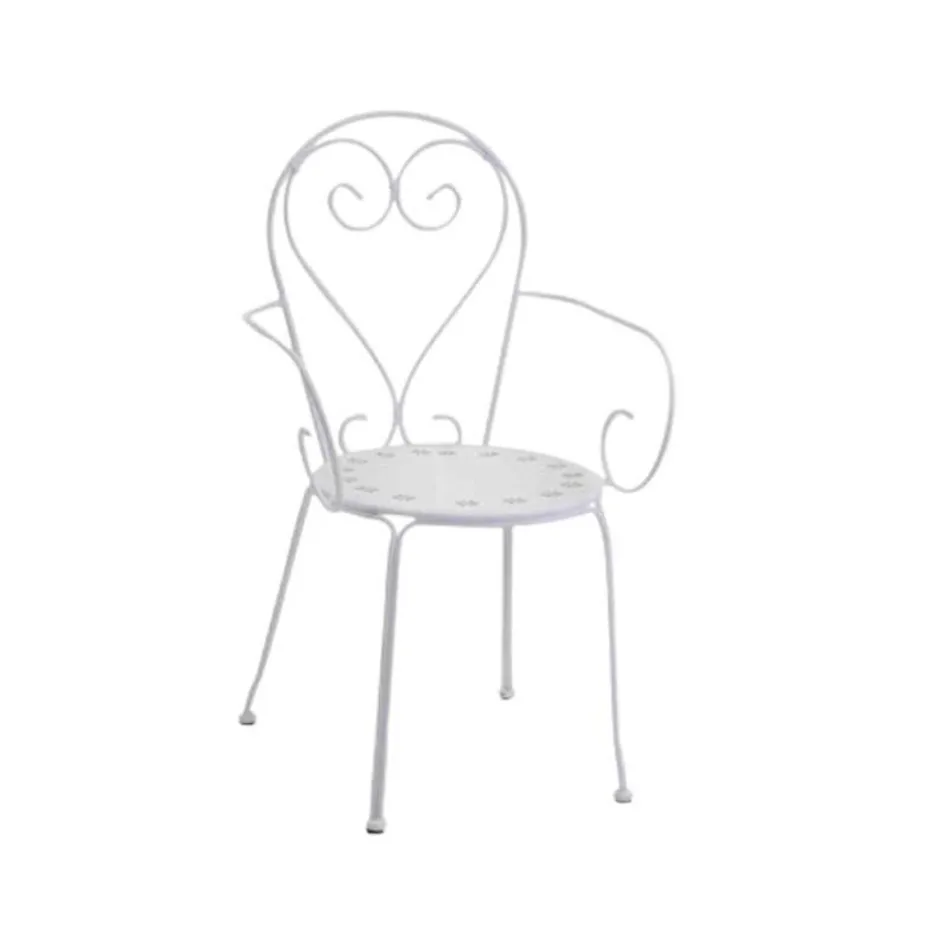 Karrige kopshti e bërë tërësisht prej metali - Arkivi Viadurini