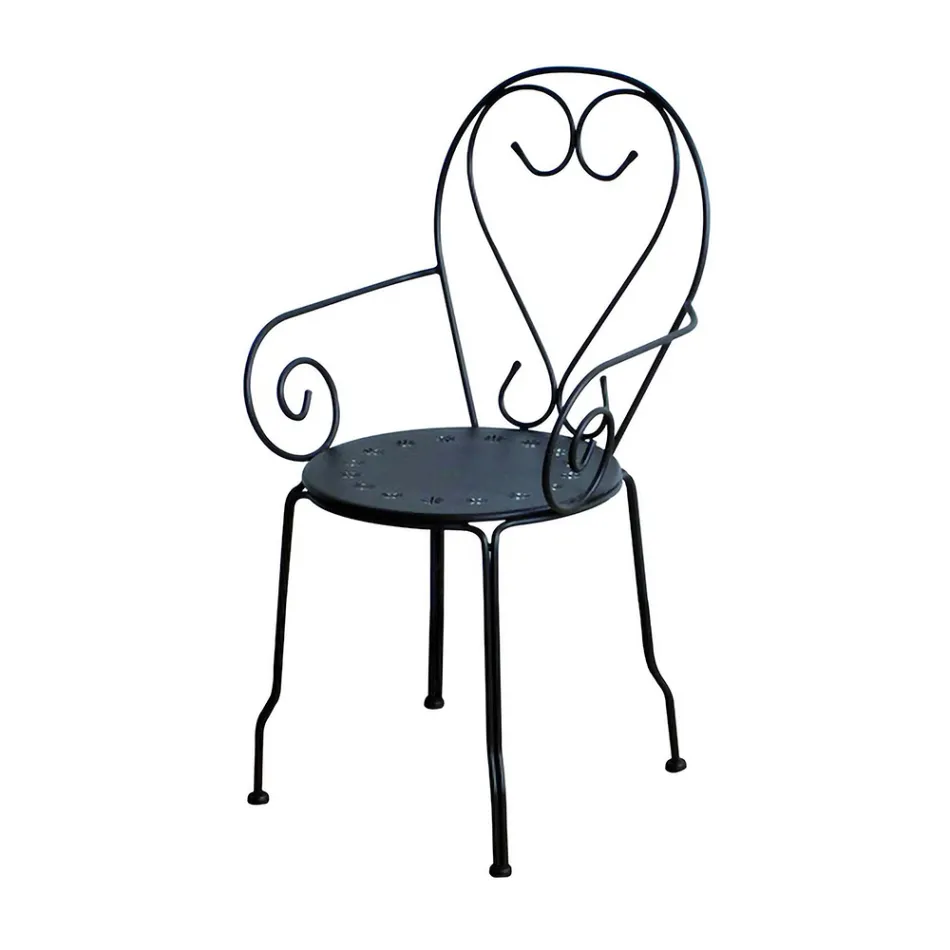 Karrige kopshti e bërë tërësisht prej metali - Arkivi Viadurini