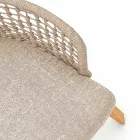 Kolltuk modern kopshti Varaschin Emma në dru të ngurtë iroko Viadurini