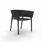 Kolltuku i kopshtit Vondom Africa në polipropilen dhe tekstil me fije qelqi Viadurini