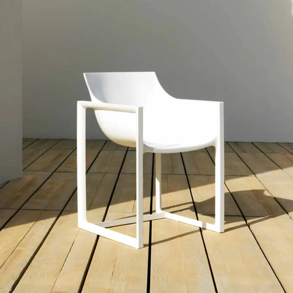 Kolltuk, kopsht dhe polipropilen dhe tekstil me fije qelqi kopsht WallStreet Vondom Viadurini