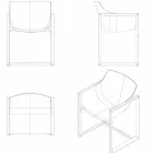 Kolltuk, kopsht dhe polipropilen dhe tekstil me fije qelqi kopsht WallStreet Vondom Viadurini