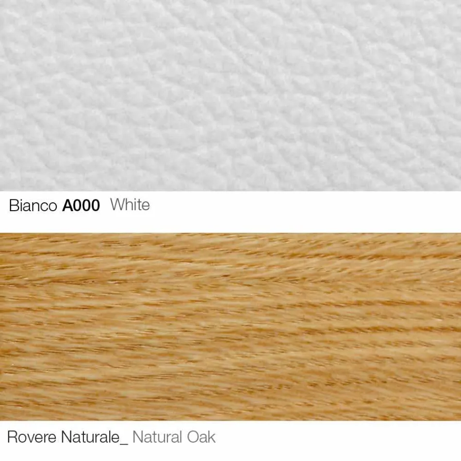 Kolltuk i dhomës së ndenjes me mbështetëse këmbësh në lëkurë dhe dru i bërë në Itali - Flutura Viadurini