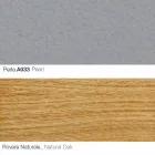 Kolltuk i dhomës së ndenjes me mbështetëse këmbësh në lëkurë dhe dru i bërë në Itali - Flutura Viadurini