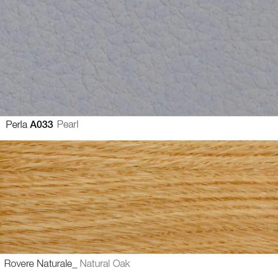 Kolltuk i dhomës së ndenjes me mbështetëse këmbësh në lëkurë dhe dru i bërë në Itali - Flutura Viadurini