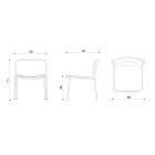 Kolltuku i Dhomës së Dinjes në Pëlhurë dhe Metal Prodhuar në Itali 2 Copë - Sangria Viadurini