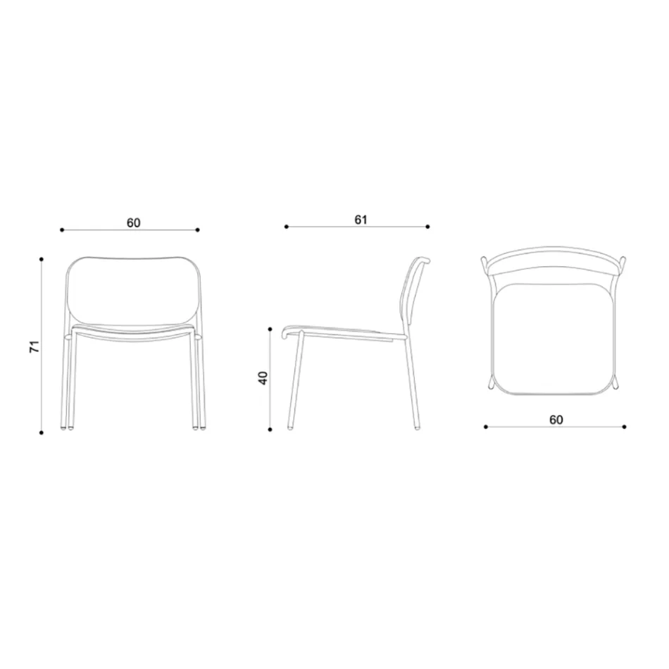 Kolltuku i Dhomës së Dinjes në Pëlhurë dhe Metal Prodhuar në Itali 2 Copë - Sangria Viadurini