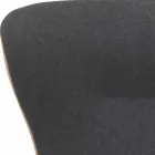 Kolltuk i kthyeshëm i dhomës së ndenjes në lëkurë dhe metal prodhuar në Itali - Flutura Viadurini