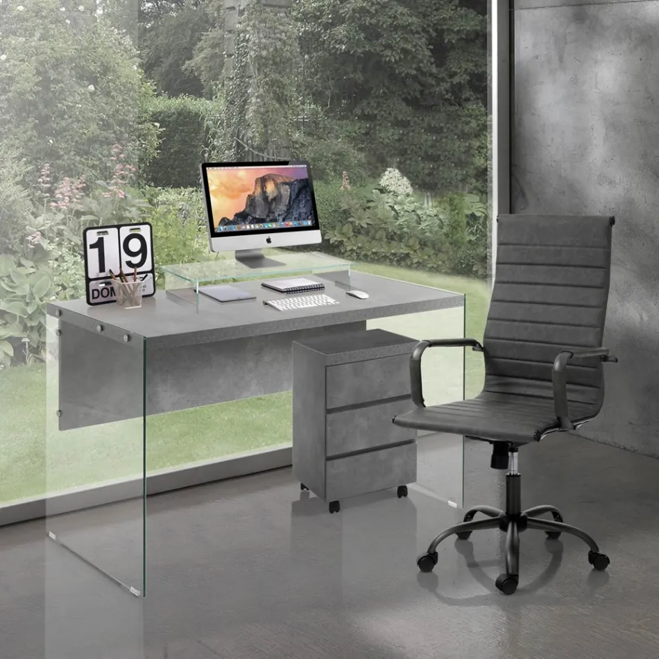 Kolltukë zyre me mbështetëse të lartë ose të ulët - Rubidio Viadurini