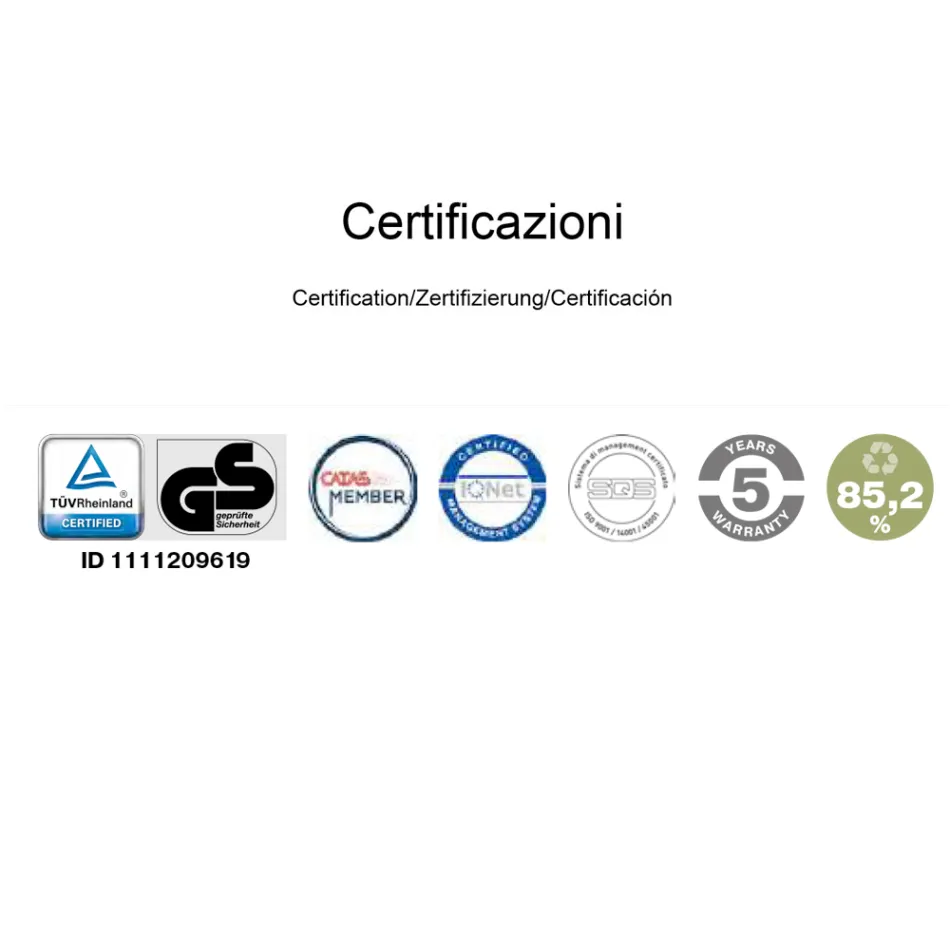 Karrige zyre e kthyeshme ergonomike me rrota dhe mbështetëse për kokë - Gimiglia Viadurini