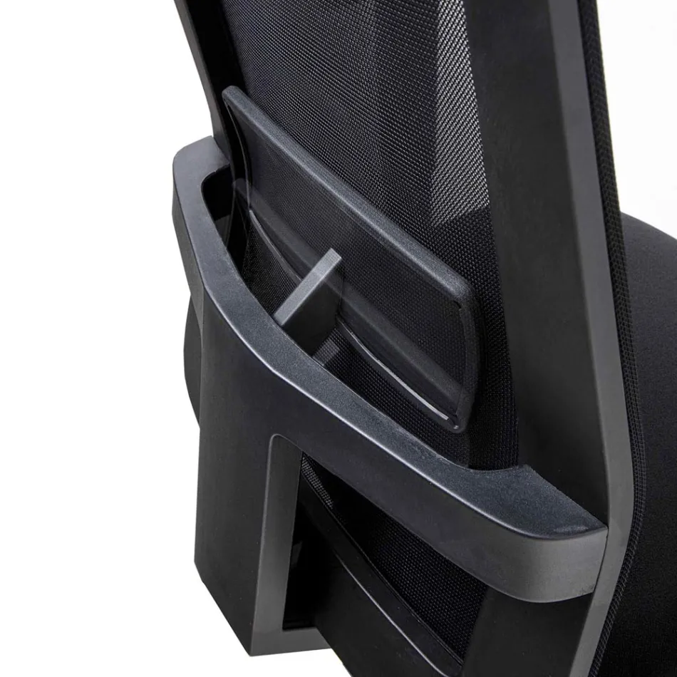 Kolltuk zyre me kthyeshëm me ashensor gazi në pëlhurë teknike dhe rrjetë - Zyrë Viadurini