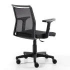 Kolltuk zyre me kthyeshëm në pëlhurë teknike dhe rrjetë të zezë - Daria Viadurini