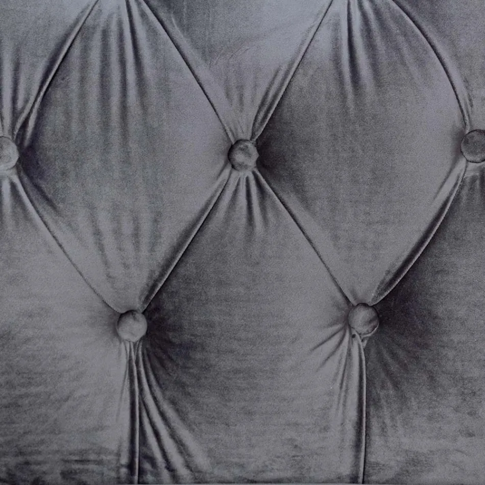 Kolltukë me dizajn klasik në dru dhe efekt gri ose kadife rozë - Sanny Viadurini