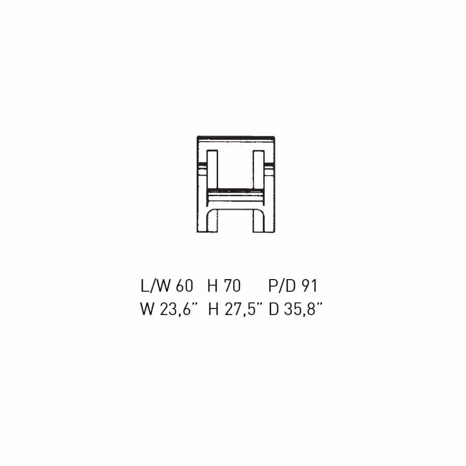 Kolltuk i Dizajnuar në Kompensatë të Zezë ose Thupër Finish Made in Italy - Galatea Viadurini