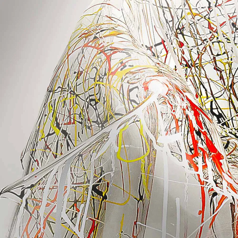 Kolltuk dizajni bashkëkohor në pleksiglas shumëngjyrësh Paris, i bërë në Itali Viadurini