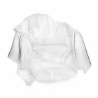 Kolltuk bashkëkohor plexiglas me dizajn transparent Paris, i bërë në Itali Viadurini