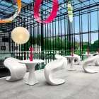 Kolltuk me dizajn të brendshëm ose të jashtëm në polietilen të bardhë - Petra nga Myyour Viadurini