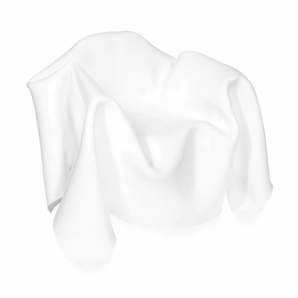 Kolltuk dizajni modern në pleksiglas të bardhë në Paris, i bërë në Itali Viadurini