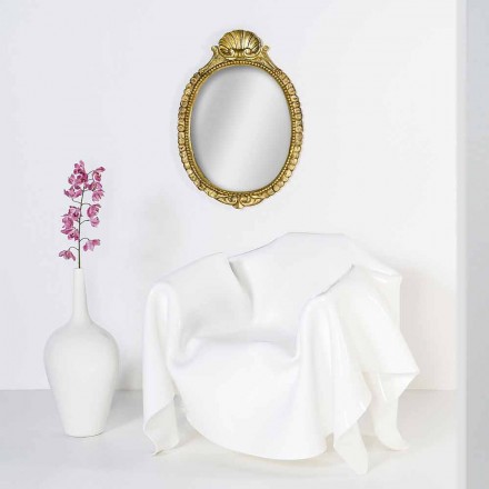 Kolltuk dizajni modern në pleksiglas të bardhë në Paris, i bërë në Itali Viadurini