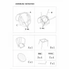 Kolltuk i Dizajnit të Stilit Industrial në Hekur dhe Eko -lëkurë - Pinny Viadurini