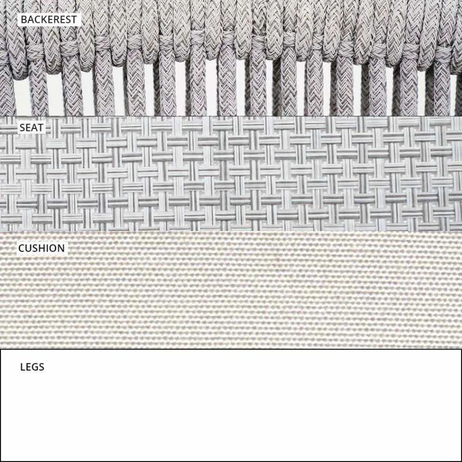 Kopsht lëkundës Kolltuku i ngurtë dhe pëlhurë e tundur - Smart nga Varaschin Viadurini