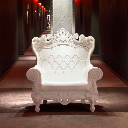 Kolltuk elegant elegant Slide Queen Of Love polietileni prodhuar në Itali Viadurini