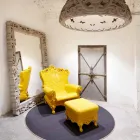 Kolltuk elegant elegant Slide Queen Of Love polietileni prodhuar në Itali Viadurini