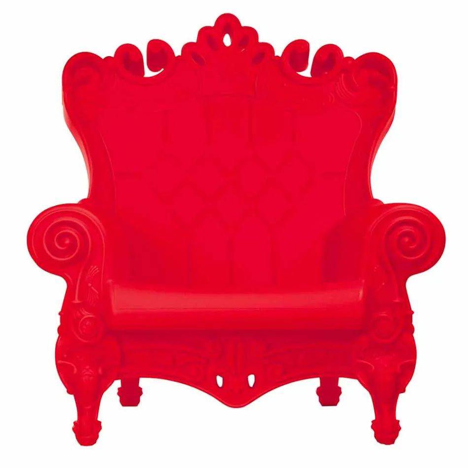 Kolltuk elegant elegant Slide Queen Of Love polietileni prodhuar në Itali Viadurini