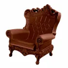 Kolltuk elegant elegant Slide Queen Of Love polietileni prodhuar në Itali Viadurini