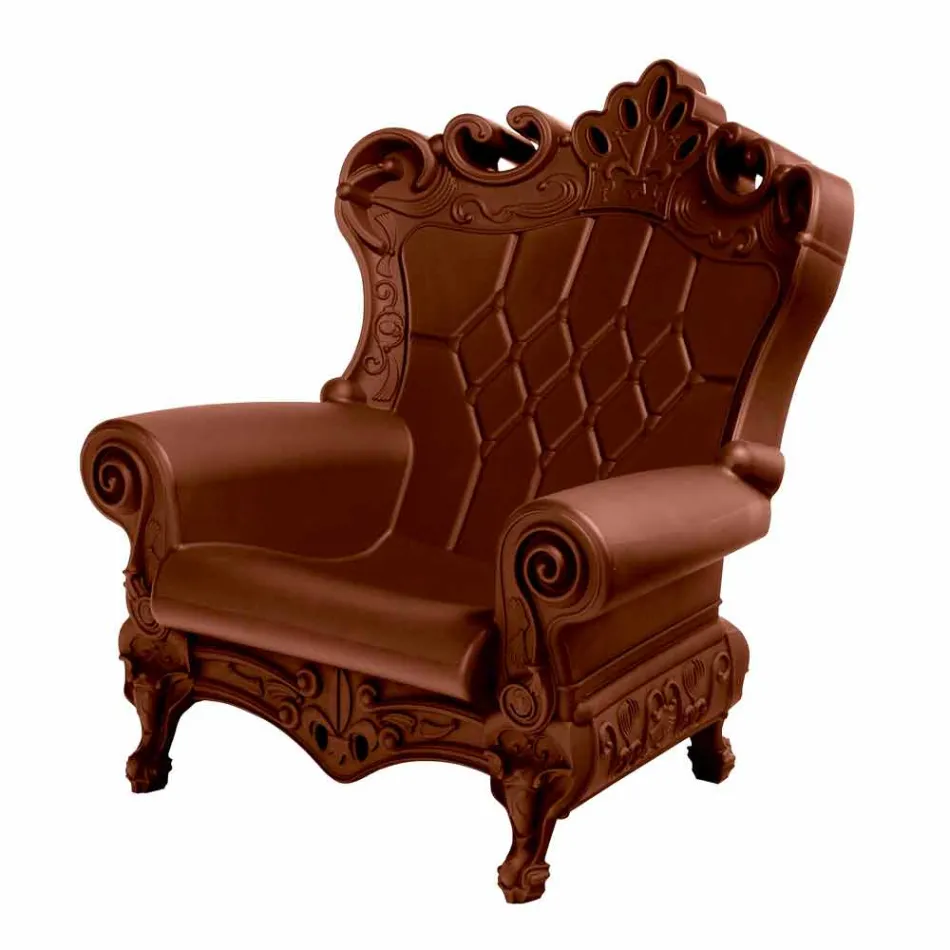 Kolltuk elegant elegant Slide Queen Of Love polietileni prodhuar në Itali Viadurini