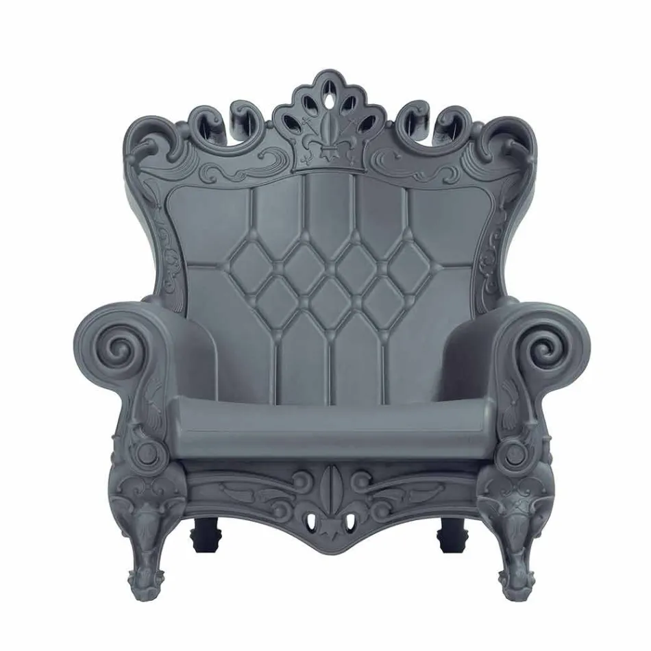 Kolltuk elegant elegant Slide Queen Of Love polietileni prodhuar në Itali Viadurini