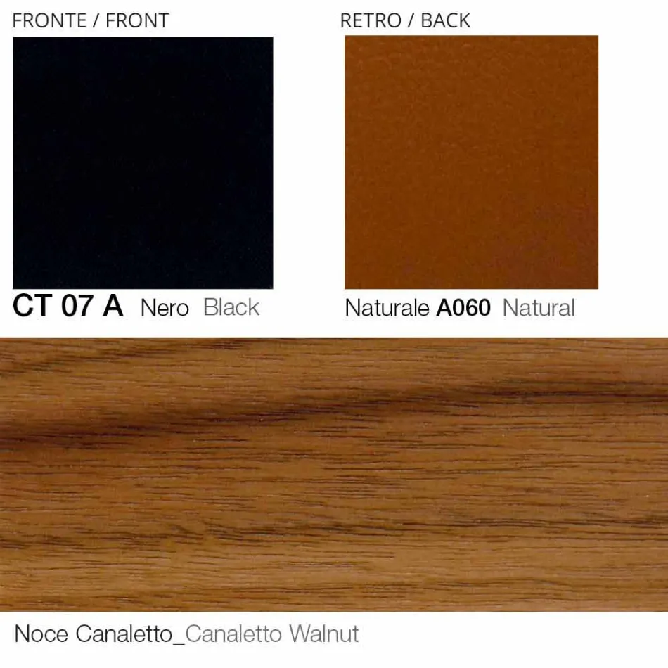 Kolltuk lëkure rrotullues me bazë druri të prodhuar në Itali - Flutura Viadurini