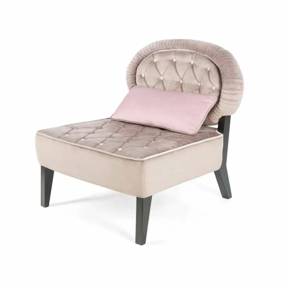 kolltuk kadifeje të tepërt dhe të punuar kapitone Elizabeth Viadurini