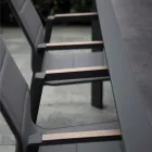 Kolltukë në alumin dhe tekstile me futje në mbështetëse në HPL - Righello Viadurini