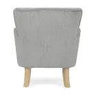 Kolltuk me dru pishe dhe sedilje me efekt kadifeje Koste 4 Finish - Molly Viadurini