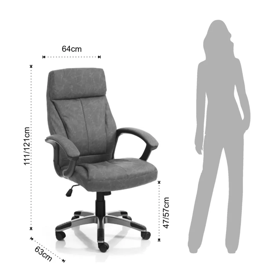 Kolltukë prej lëkure sintetike me efekt të vjetëruar - rodium Viadurini