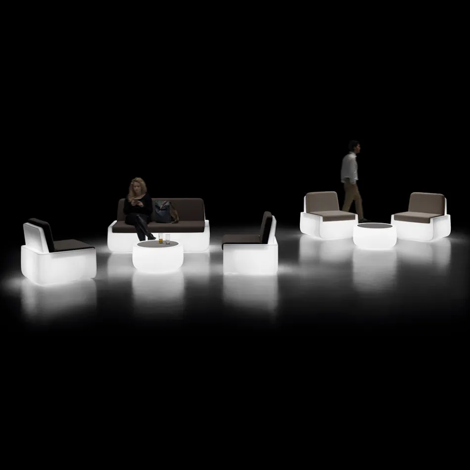 Kolltukë e ndritur e jashtme në polietileni me jastëk Prodhuar në Itali - Belida Viadurini