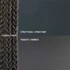 Kolltukë në natyrë nga çeliku dhe litar i galvanizuar me jastëkë Prodhuar në Itali - Helga Viadurini