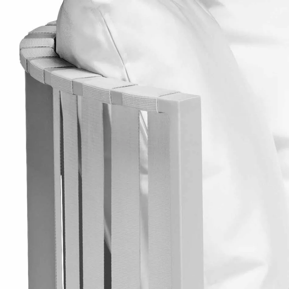 Kolltuk i jashtëm në litarë alumini dhe dizajni luksoz 3 përfundime - Julie Viadurini