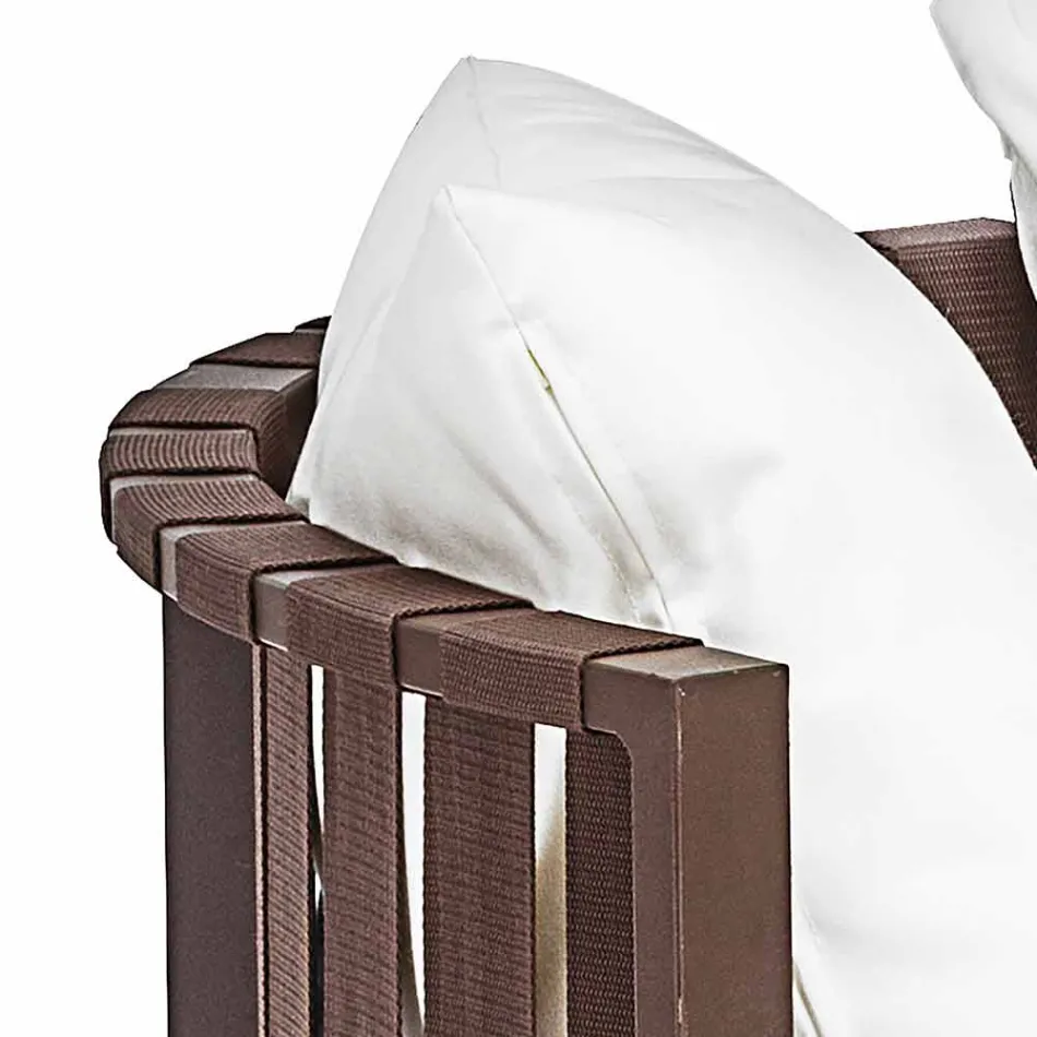 Kolltuk i jashtëm në litarë alumini dhe dizajni luksoz 3 përfundime - Julie Viadurini