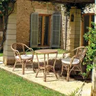 Kolltukë në natyrë në Kopshtin Natyror Rattan Stackable - Spora Viadurini