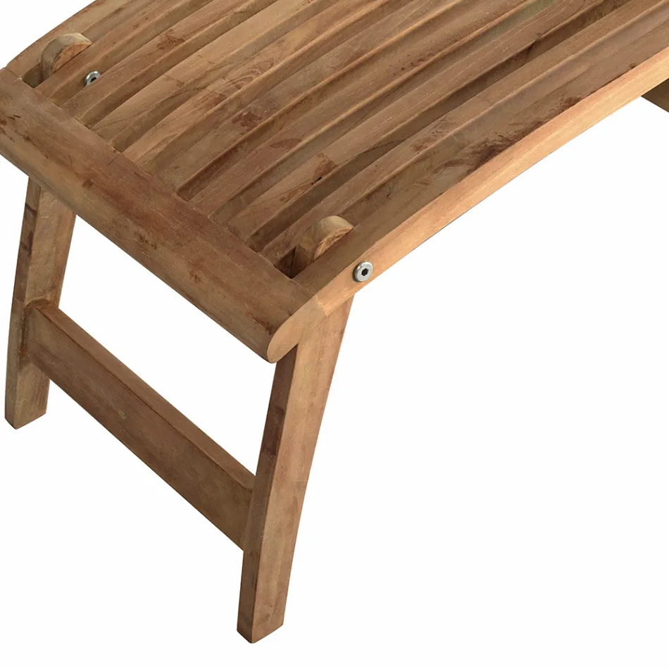 Kolltuku i shtrirë i Kopshtit Nga Druri Tik - Jade Viadurini